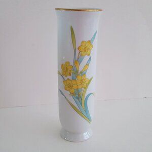 Bud Vase Daffodils Porcelain Mother's Day Gift Idea